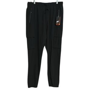 Souke Sports NWT Men's Black Cargo Running Pants Size XL
